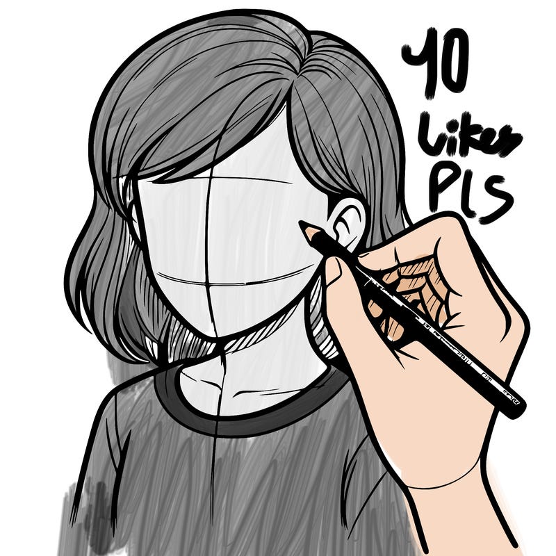 drawing a realistic person