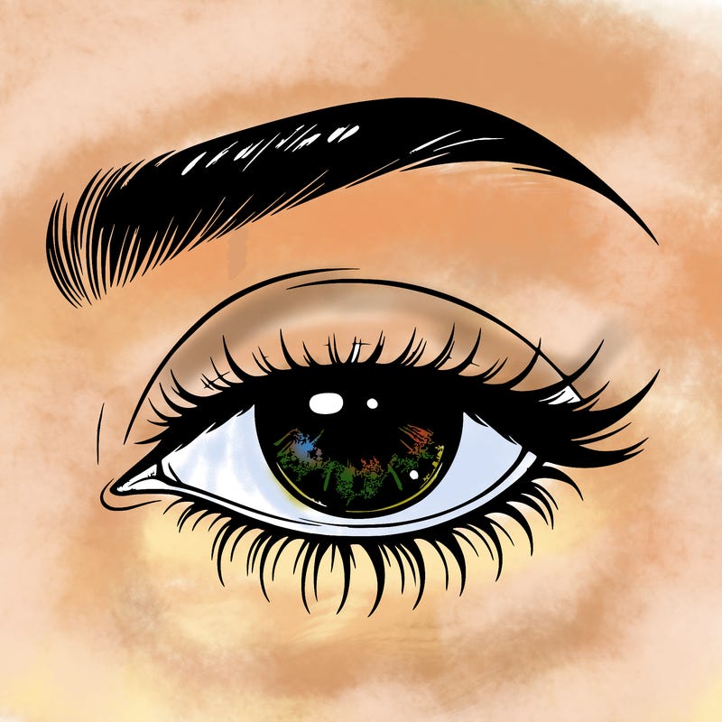 eye closed realistic