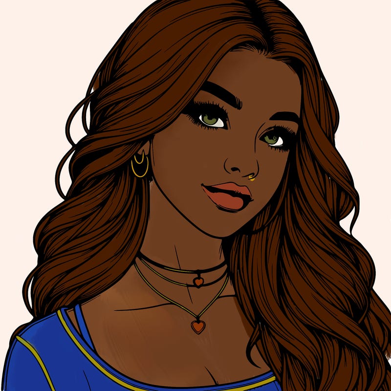 detailed realistic girl