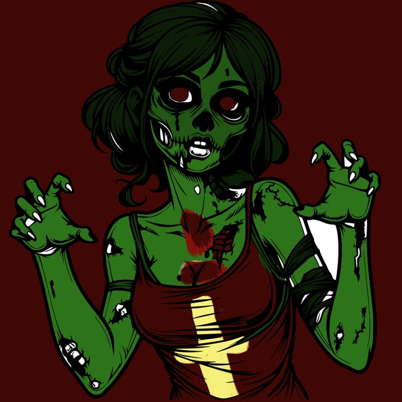 realistic zombie girl