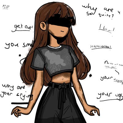 girl in a cute crop top