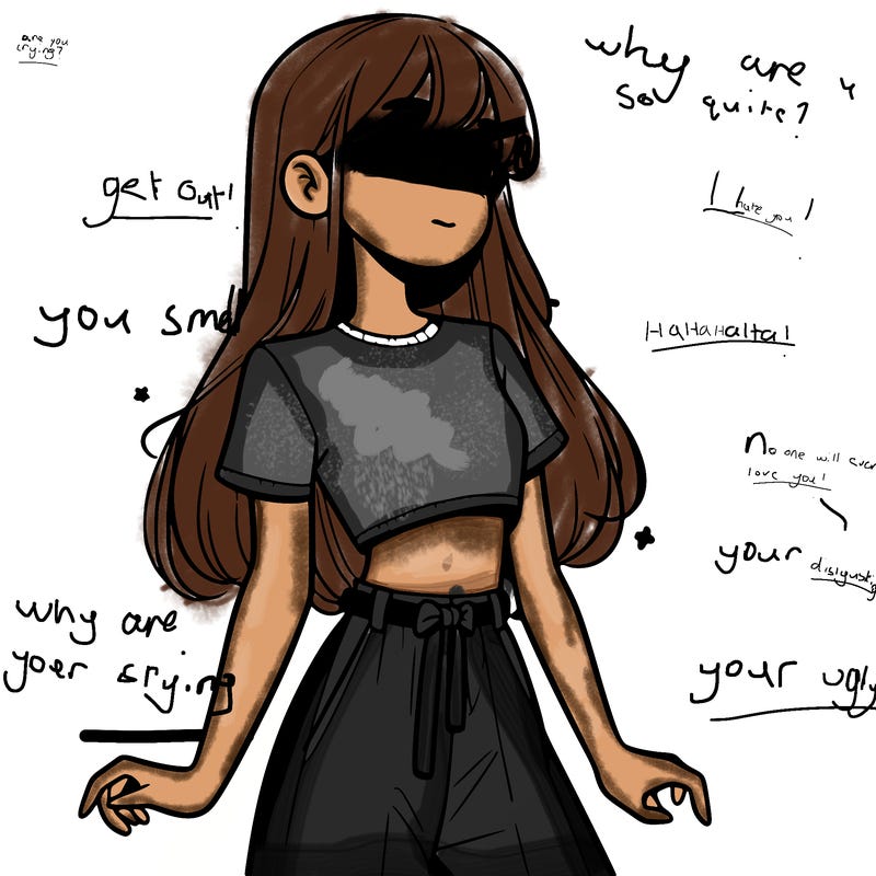 girl in a cute crop top