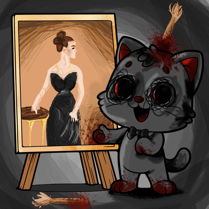 nothing a blank white