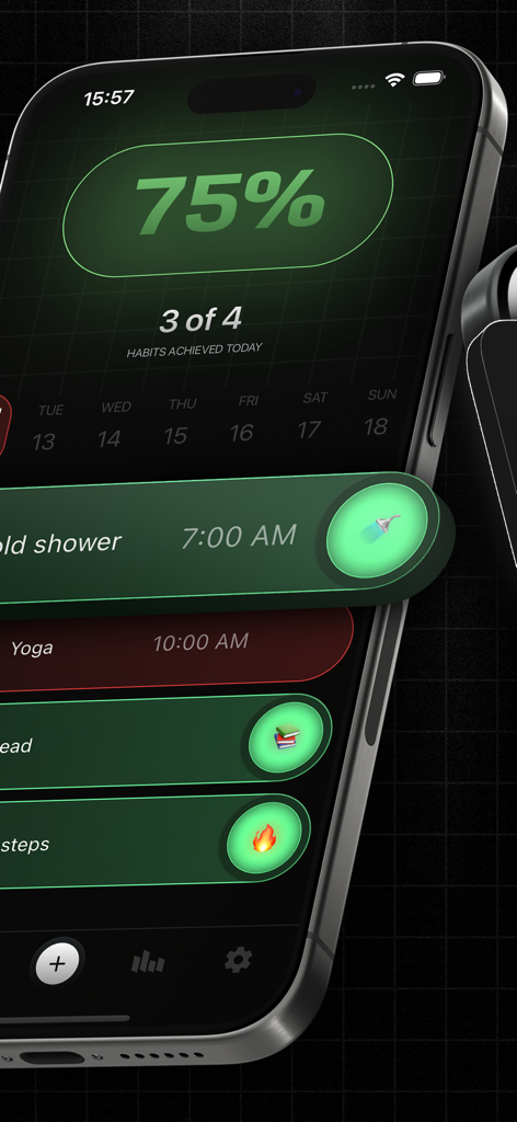 Habit Tracker - monk! - Productivity App | MWM