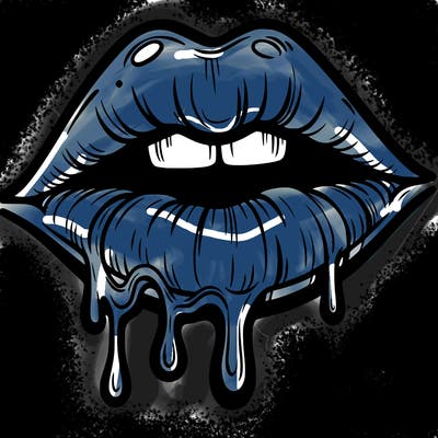 lips that look realistic and drip