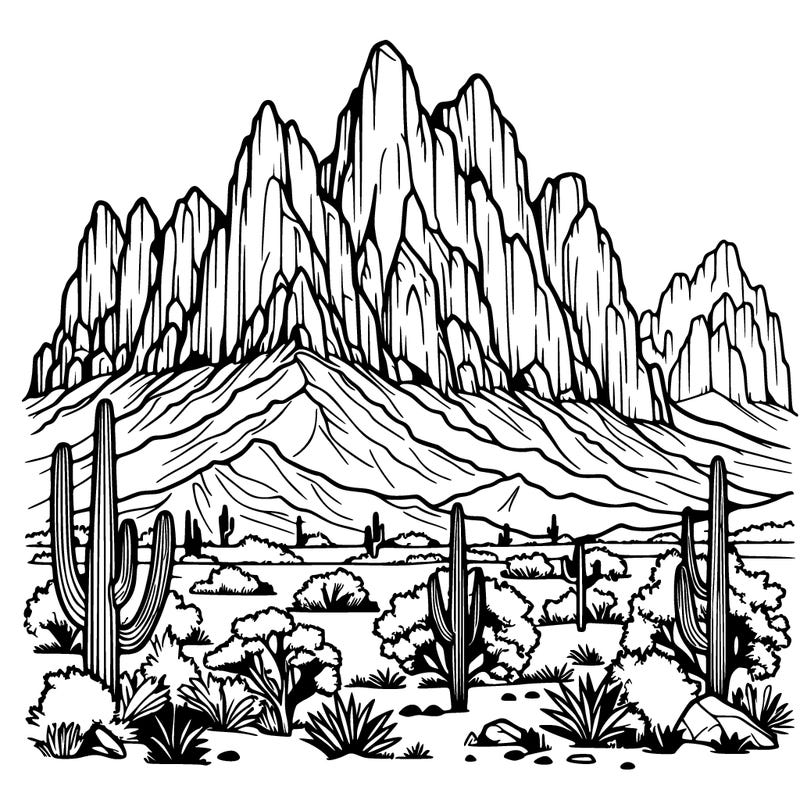 the superstition mountains