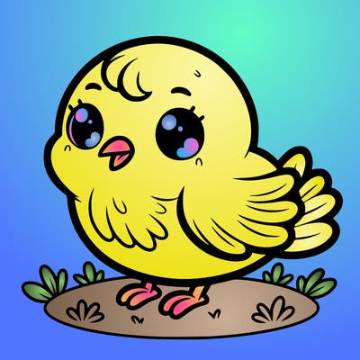 bird loce cute smile