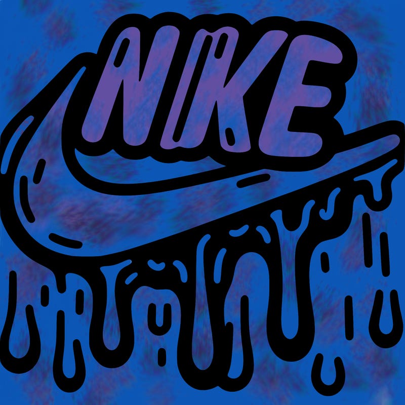 drippy nike logo