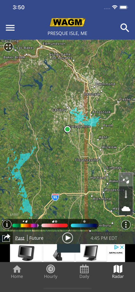 WAGM: Your Local Weather - Local weather radar for Presque Isle Maine on the WAGM weather app