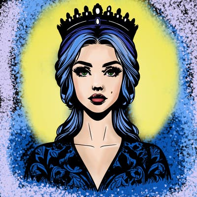 realistic beautiful queen