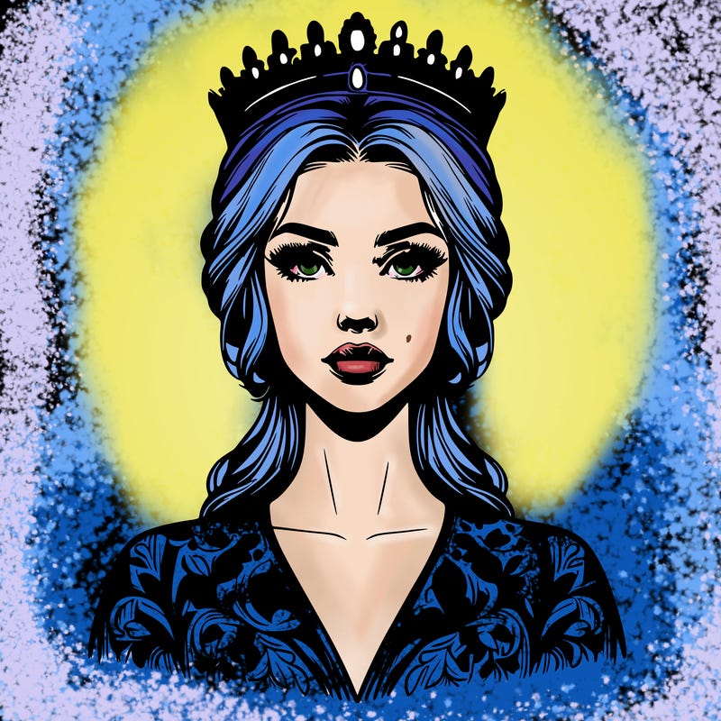 realistic beautiful queen