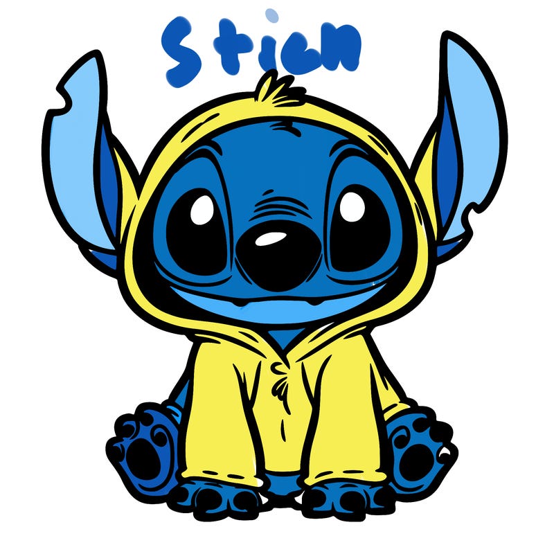 stitch in a dog costume