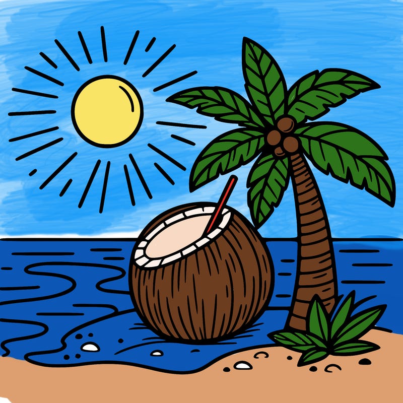 summer  coconut