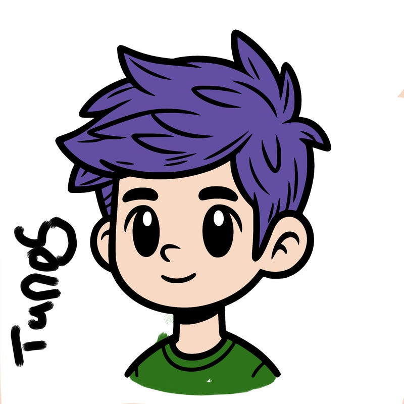boy with cool hair