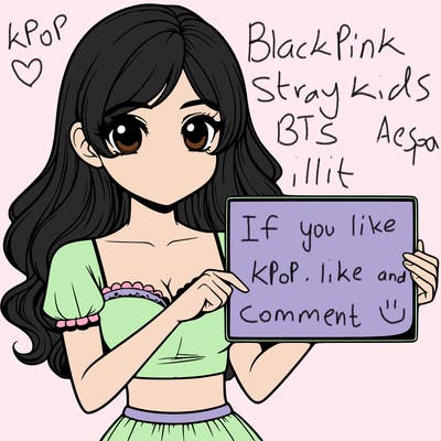 realistic pretty girl holding blank sign