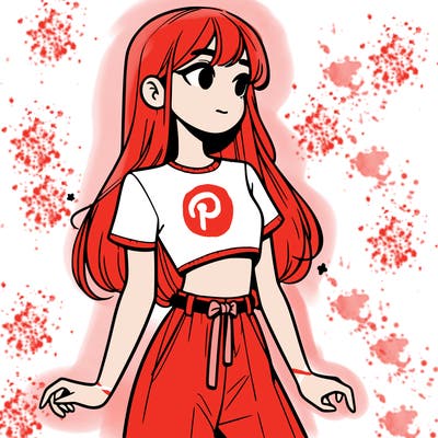 girl in a cute crop top