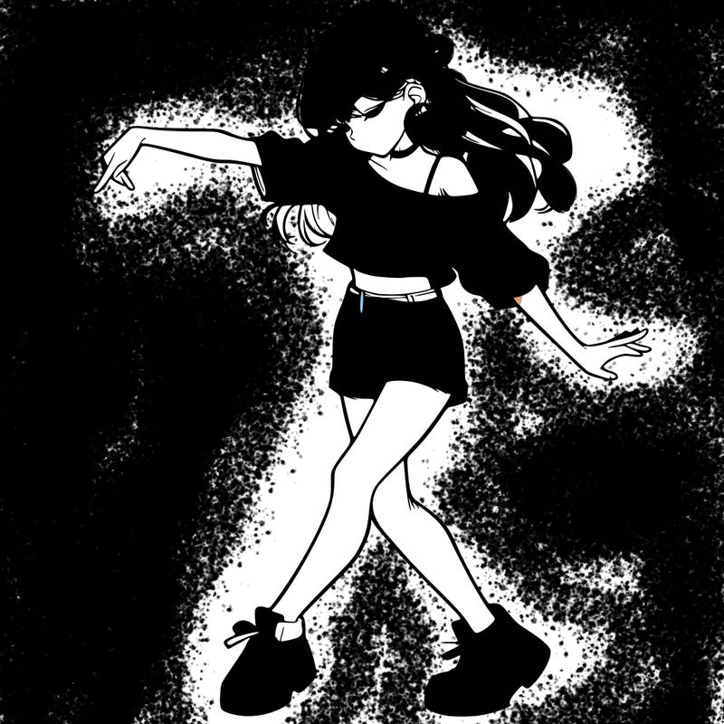 realistic girl danceing