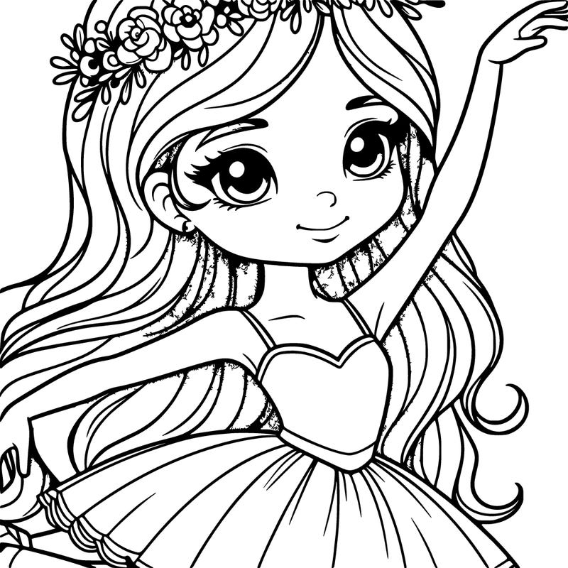 beautiful girl ballet dancer