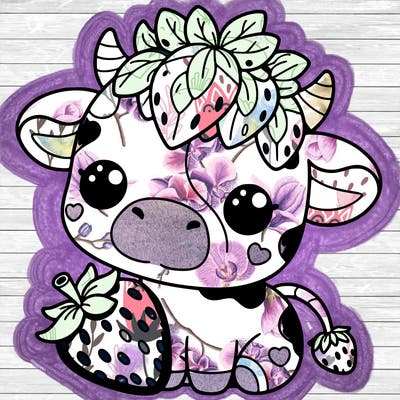 cute strawberry cow