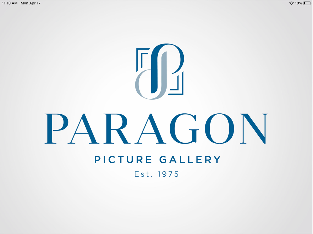 Paragon PG - Logotipo de Paragon Picture Gallery y año de fundación 1975