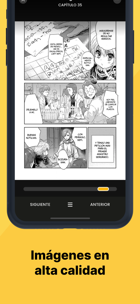 KanX - KanX manga reader displaying high quality images in Spanish