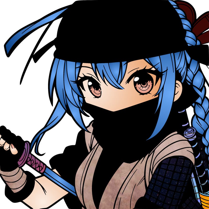manga girl ninja