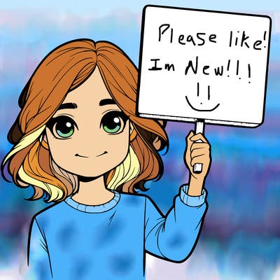 realistic girl holding up a sign