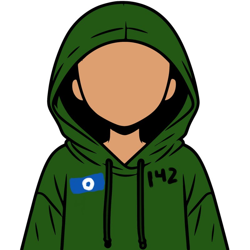 faceless girl in hoodie