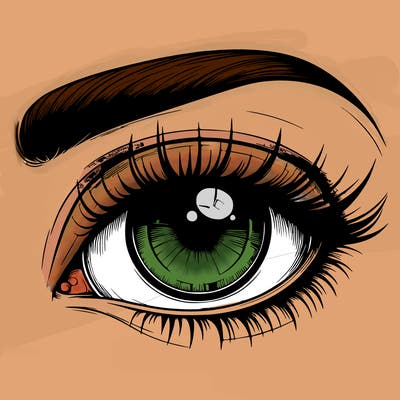 realistic eye