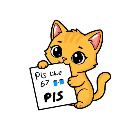 a small cat with a blank sheet of paper in its hand. the cat is sooooooo cute!