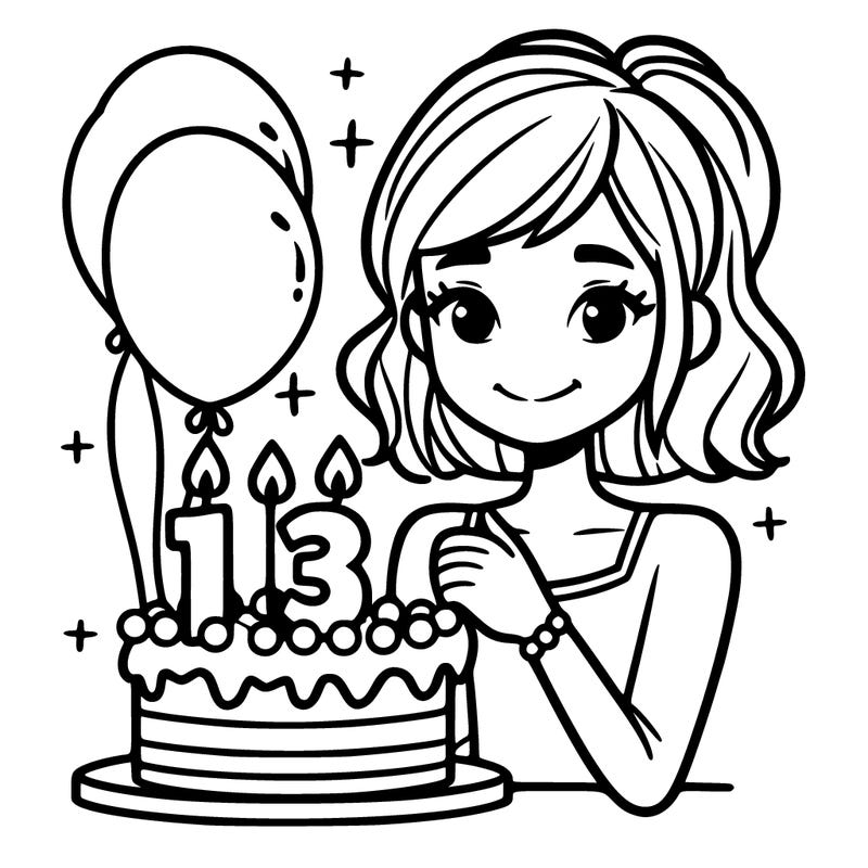 girl on 13th bday
