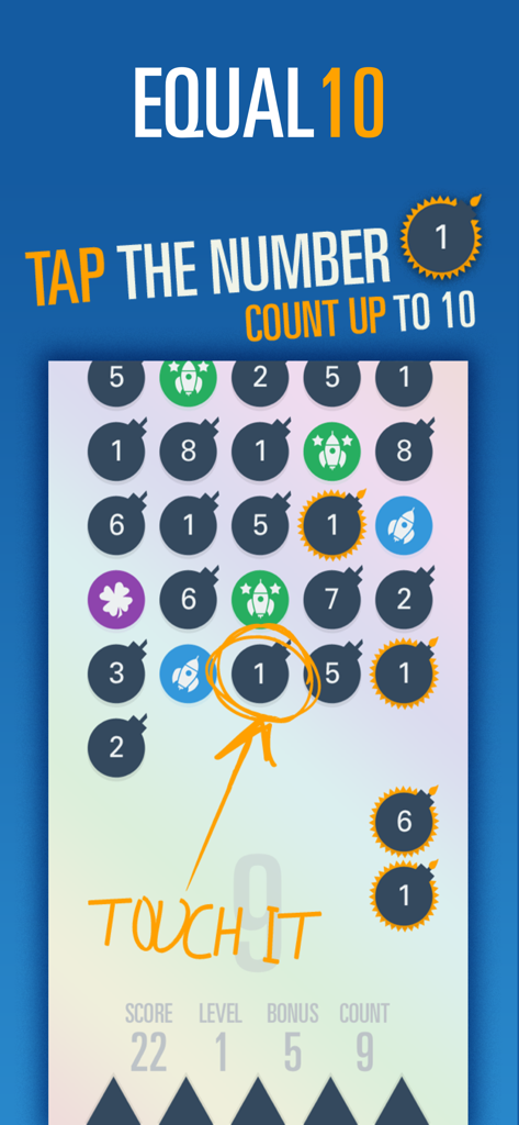 Equal 10 Rapid Number Puzzles - Games App | MWM