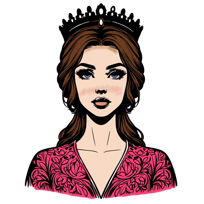 realistic beautiful queen