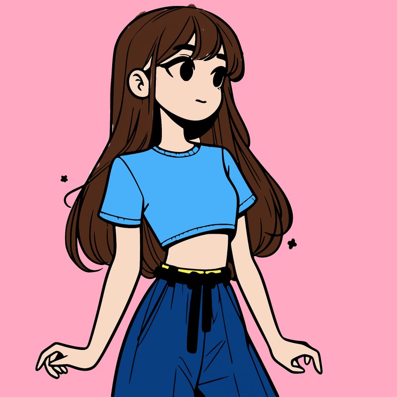 girl in a cute crop top