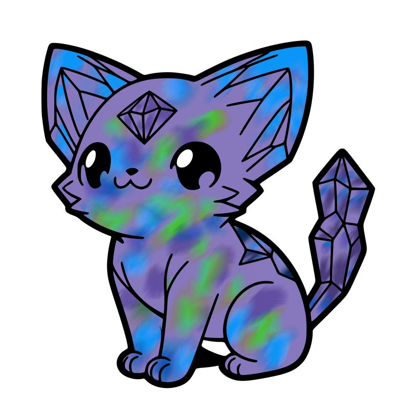 crystal kitten