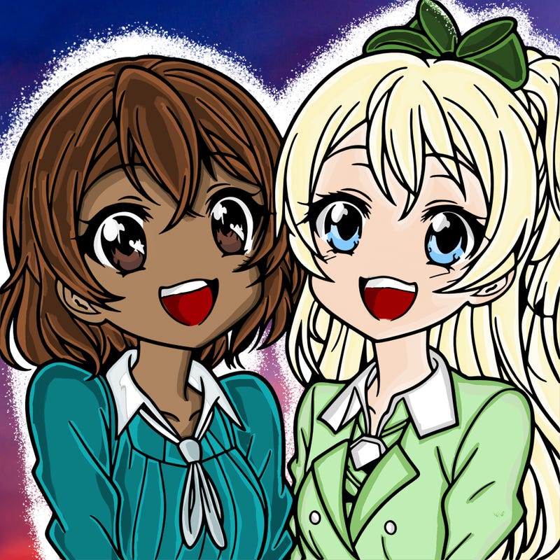 two anime girls