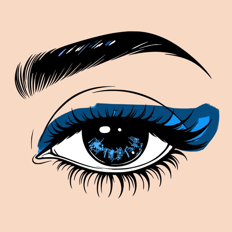 eye closed realistic