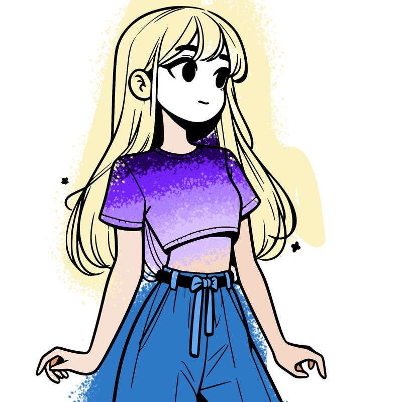 girl in a cute crop top