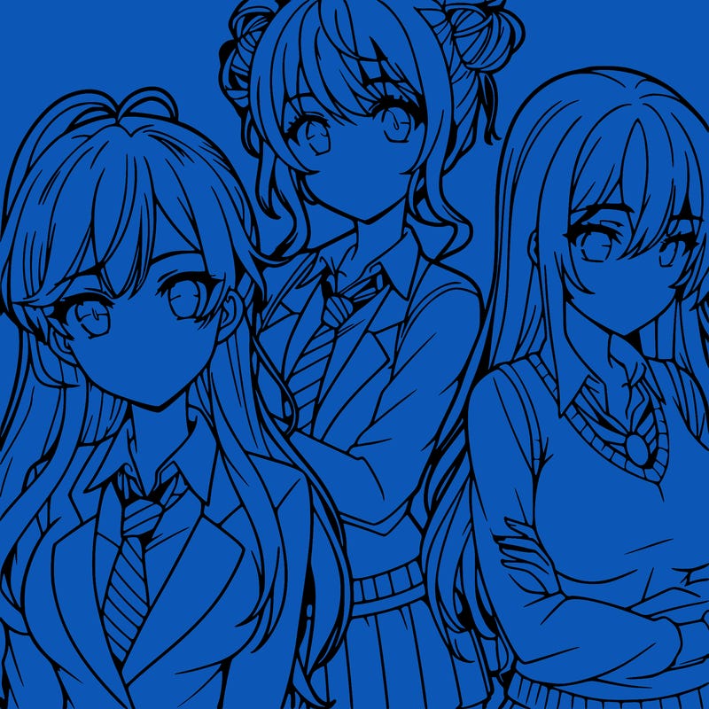 anime girls teenagers