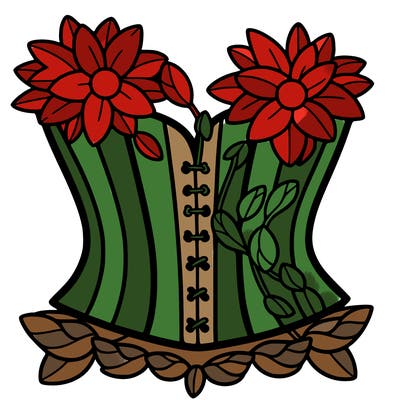 flower corset