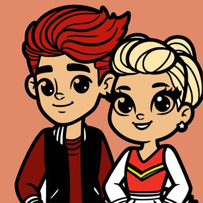 zed and addison from zombies