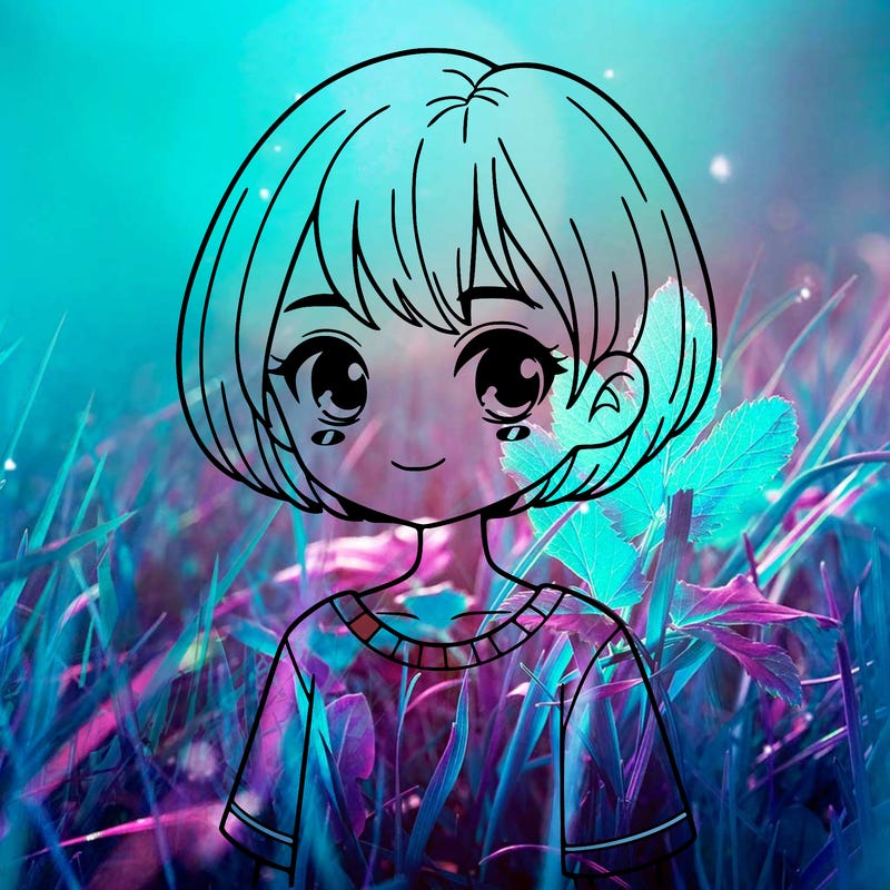 girl with short hair