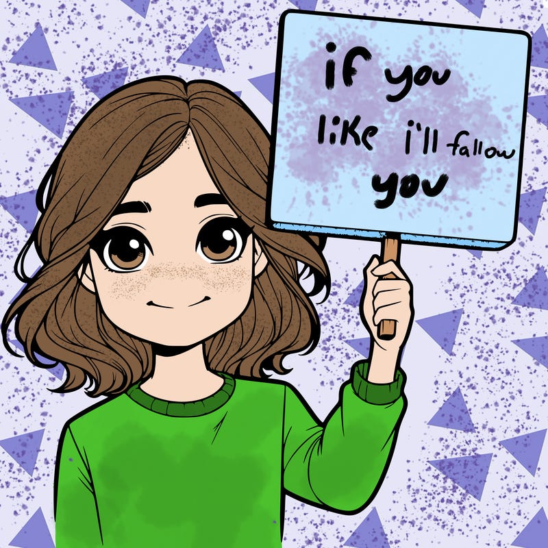 realistic girl holding up a sign