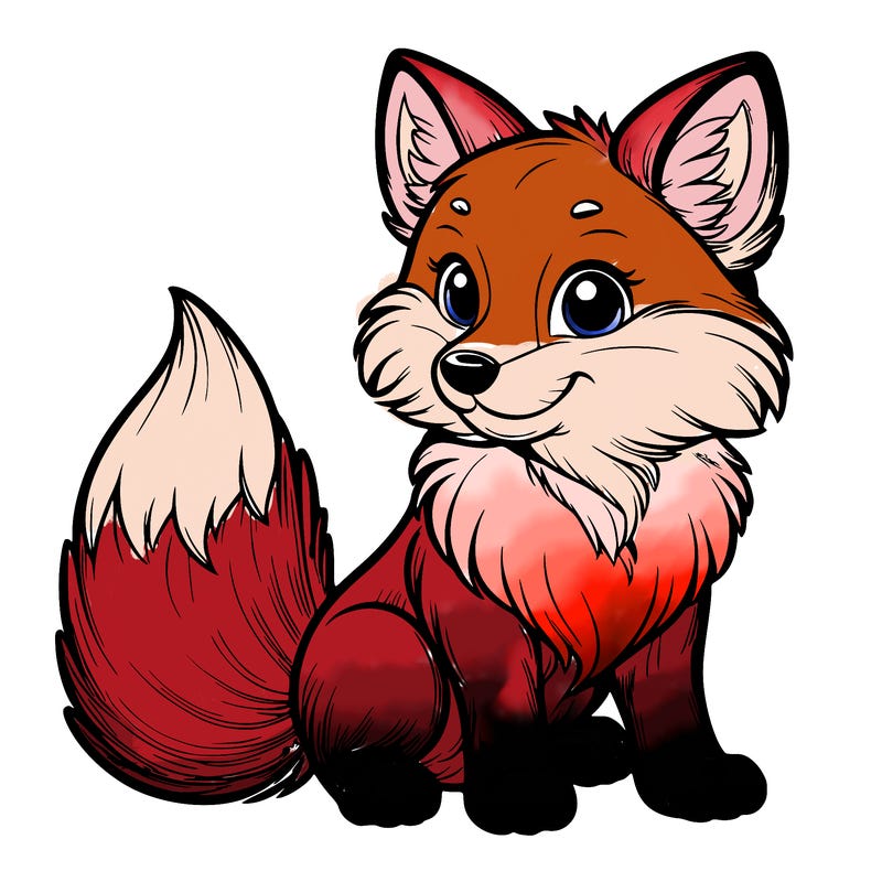 realistic fox