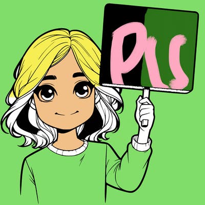 realistic girl holding up a sign