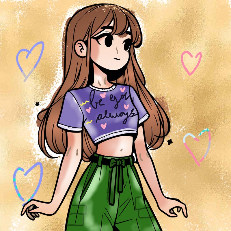 girl in a cute crop top