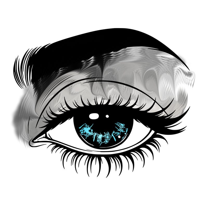 eye closed realistic