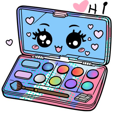 makeup pallet