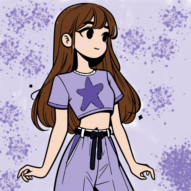 girl in a cute crop top