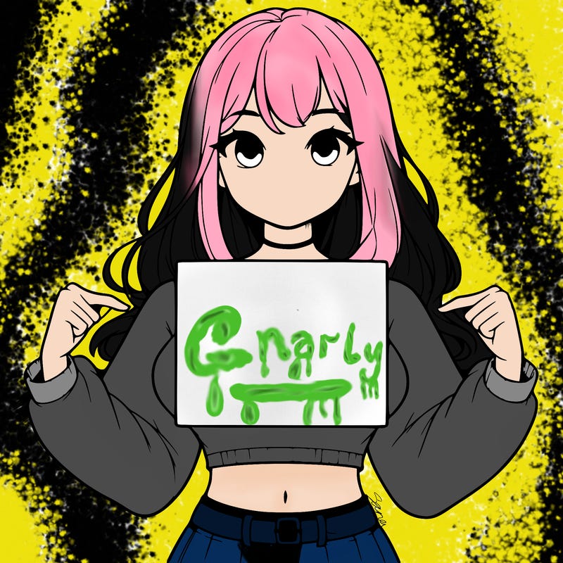 girl holding a blank sign in a long sleeve crop top